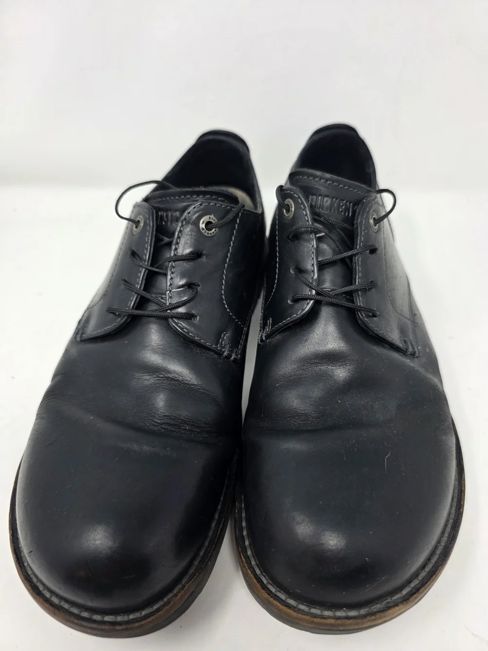 Birkenstock Gilford Low Black Leather Oxford Shoes Mens EU 44 US 11 Lug Sole